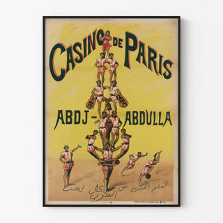 Vintage Poster Casino de Paris Abdj Abdulla