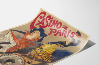 Vintage poster of Casino de Paris with Edmée Lescot