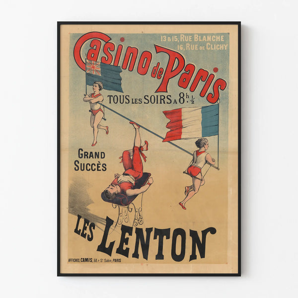 Vintage poster Casino de Paris - Les Lenton