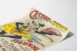 Vintage Poster Casino de Paris Grand Entertainment La Fiammina
