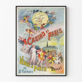 Vintage Poster Casino de Paris Venus in Paris Ballet