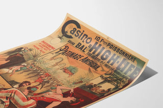 Vintage Poster Casino du High Life Grand Ball and American Skating