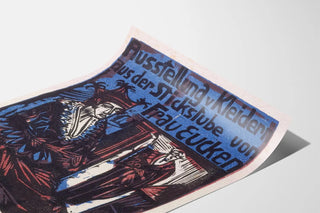Poster Exhibition of Dresses - Embroidery Salon Mme Eucken 1908