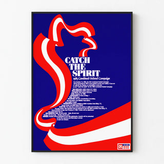 Vintage Poster Catch The Spirit 1985 Federal Campaign
