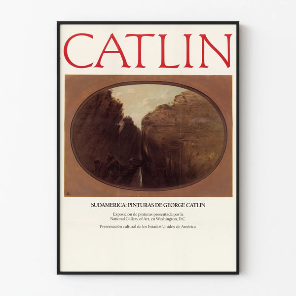 Vintage poster Catlin South America - Artistic wall decoration