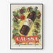 Vintage poster Caussa a smooth and refined wine