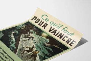 Vintage Canadian War Poster What It Takes to Win