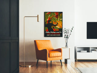 Fire Safety Poster for Cellar Rooms