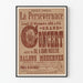 Vintage Poster of the Choral Circle Concert "Perseverance" 1895