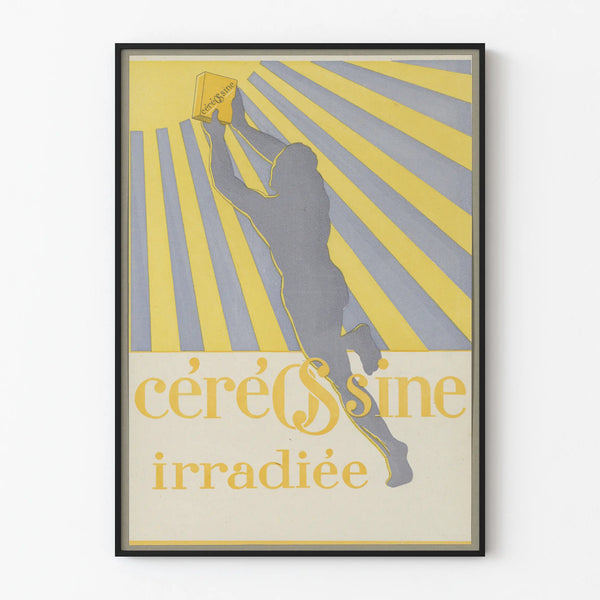 Vintage irradiated cereal-based decorative poster