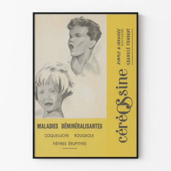Vintage Poster Céréosine De-mineralizing Diseases