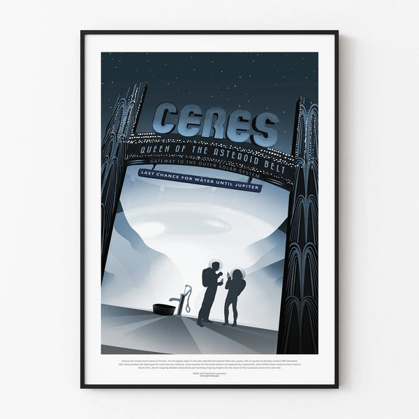 Ceres Poster - Space-Inspired Wall Decoration