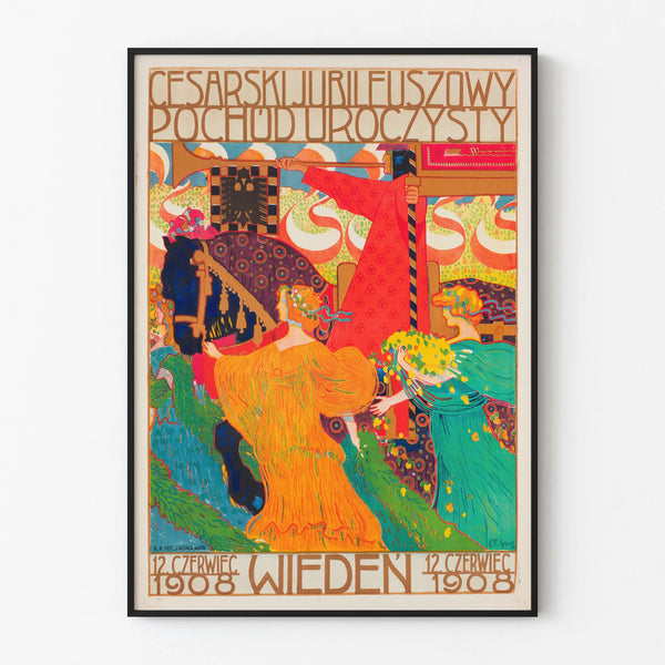 Art Nouveau Poster Celebration Jubilee 1908