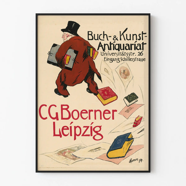 Vintage Poster Book & Art Antiquarian C.G. Boerner Leipzig