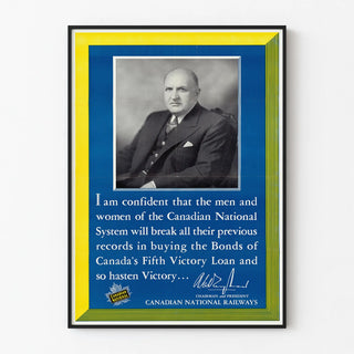 Canadian National Railways Poster - Leadership Declaration