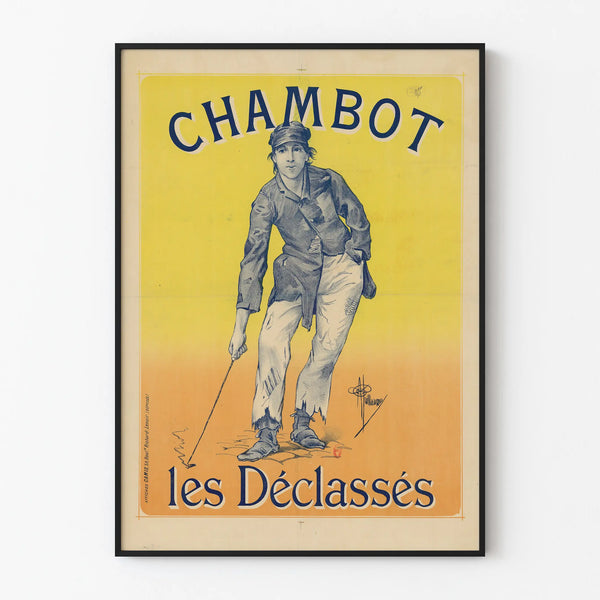 Vintage Poster Chambot The Discarded - Retro Wall Decoration