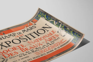 Vintage Poster Exhibition National Society of Fine Arts Champ de Mars 1891 — artwork view