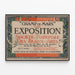 Vintage Poster Exhibition National Society of Fine Arts Champ de Mars 1891 — framed artwork on a wall
