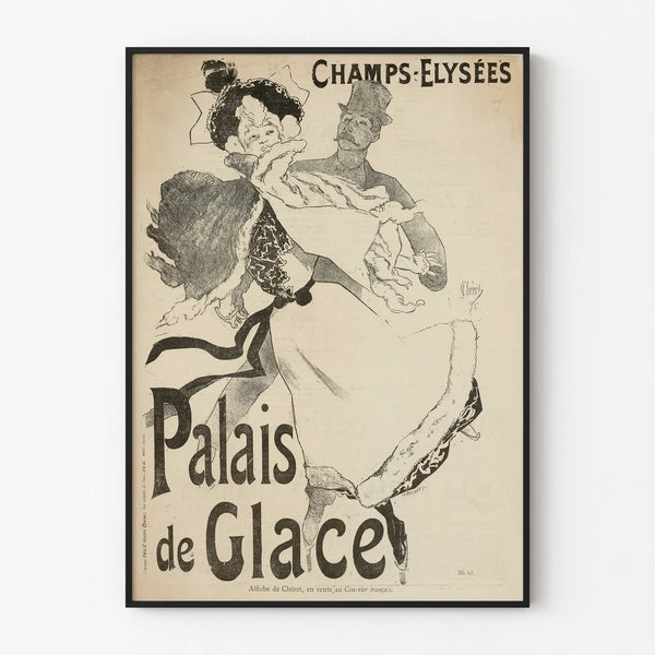 Vintage Poster Palais de Glace Champs-Élysées Wall Decoration