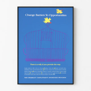 Motivational Wall Decoration Poster Change Barriers To Opportunities