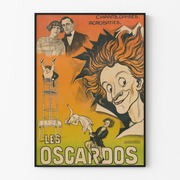 Vintage Poster Les Oscardos - Songs, Dances, and Acrobatics