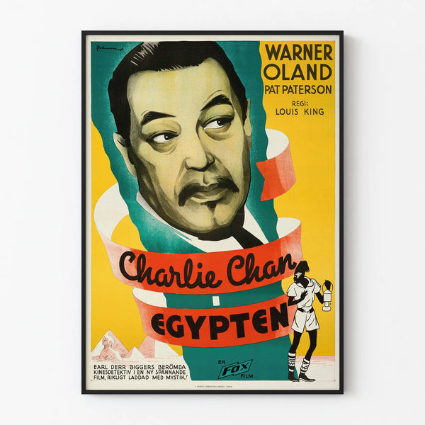 Vintage Charlie Chan Poster in Egypt