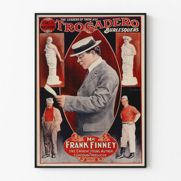 Vintage Poster Trocadero Burlesquers by Chas. H. Waldrons
