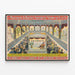 Vintage poster of illusionist Barnum & Bailey by Roltair — framed artwork on a wall