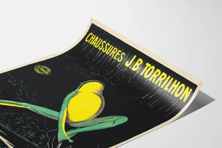 Vintage advertising poster Shoes J.B. Torrilhon