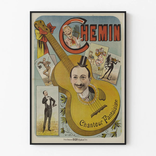 Vintage poster Path Singer Fantasist wall decoration retro