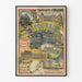 Vintage Poster of the Orleans Railway - Excursions in Touraine and the Châteaux of the Loire