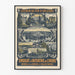 Vintage poster of the Orléans Railway - Indre Tourist Office
