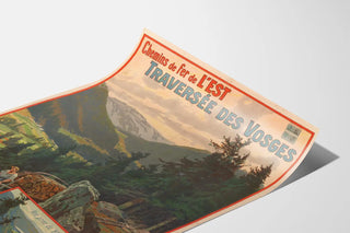 Vintage Poster of the Eastern Railway - Crossing the Vosges