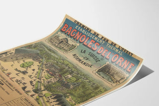 Vintage poster Bagnoles-de-l'Orne Thermal Establishment Normandy
