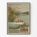 Vintage poster Nantes Ain Chemins de fer Paris Lyon Méditerranée