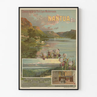 Vintage poster Nantes Ain Chemins de fer Paris Lyon Méditerranée