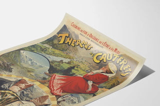 Vintage poster of Cauterets Thermal Baths - Orleans & Midi Railways