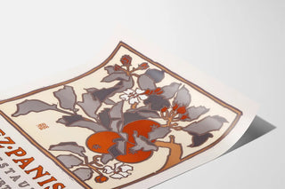 Decorative poster for Chez Panisse Café & Restaurant 15th Anniversary