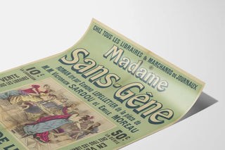 Vintage Poster Madame Sans-Gêne Luxury Edition