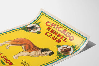 Vintage Chicago Kennel Club Dog Show Poster