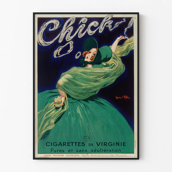 Vintage Virginia Cigarettes Poster - Retro Wall Decoration