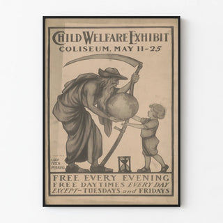 Vintage poster for the Child Welfare Exhibit 1911