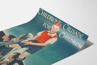 Vintage Poster of Children's Crusade 1940 by Norman Rockwell