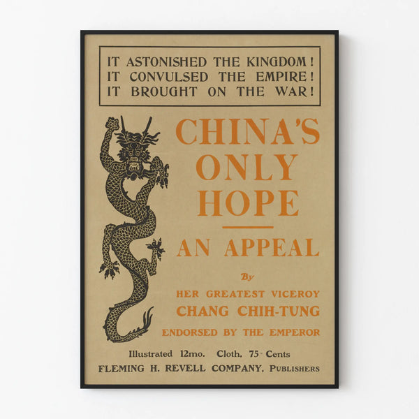 Vintage Chinese Poster - China's Only Hope