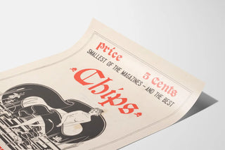 Vintage Advertising Poster 'Chips' by E.C. Burling