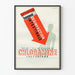 Vintage poster of intestinal disinfection Chloramine