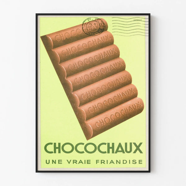 Vintage Poster Chocolate Chocochaux Gourmet Wall Decoration