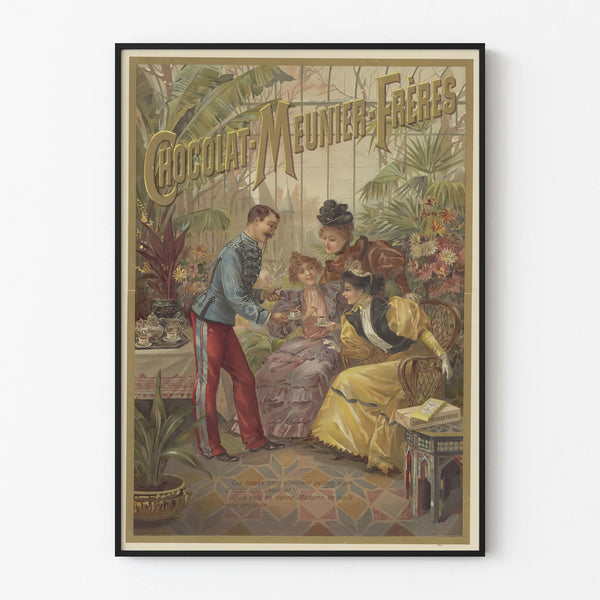 Vintage poster Chocolat Meunier-Frères wall decoration
