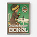 Vintage Beer Poster Christiania Bryggeri Bok-øl