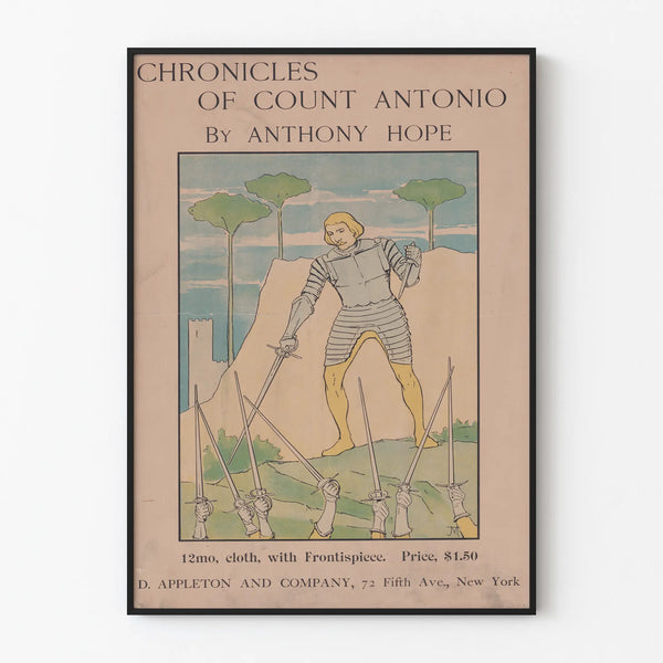 Vintage Poster Chronicles of Count Antonio - Anthony Hope